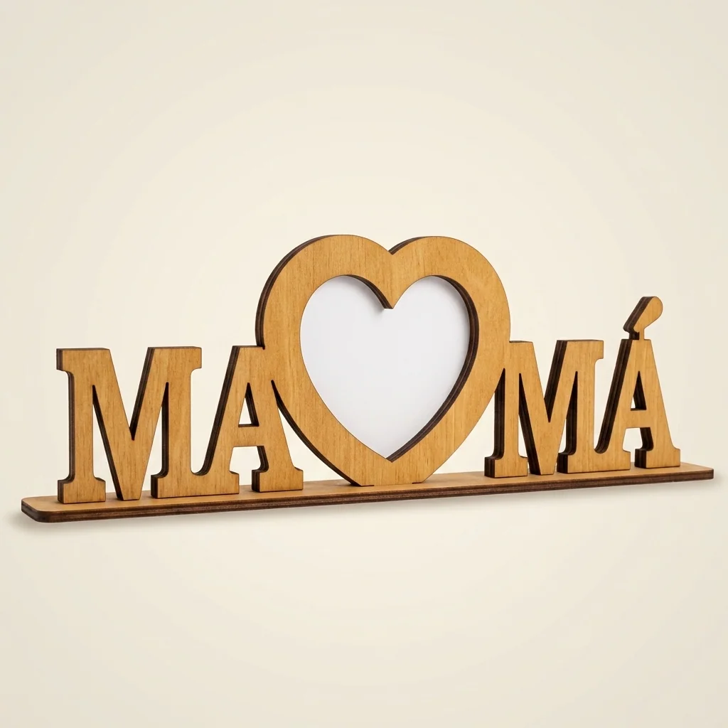 Marco A la mejor mamá del mundo con grabado