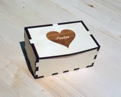 Caja anillo de compromiso con grabado