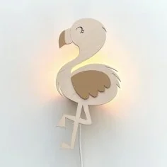 Lámpara de pared flamenco infantil